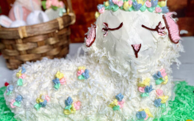 Allergy Friendly Easter Lamb Cake